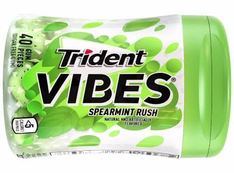 Trident Vibes Spearmint Rush 40 Count