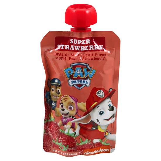 Nickelodeon Paw Patrol Super Strawberry Organic Fruit Puree