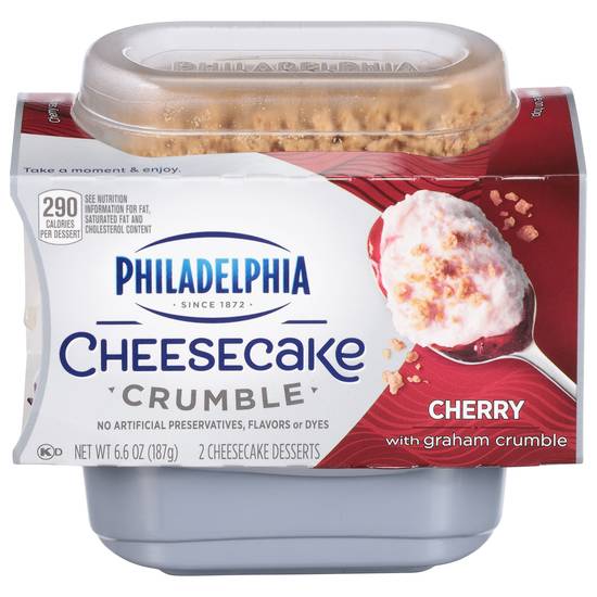 Philadelphia Cherry Cheesecake Crumble (2 ct)