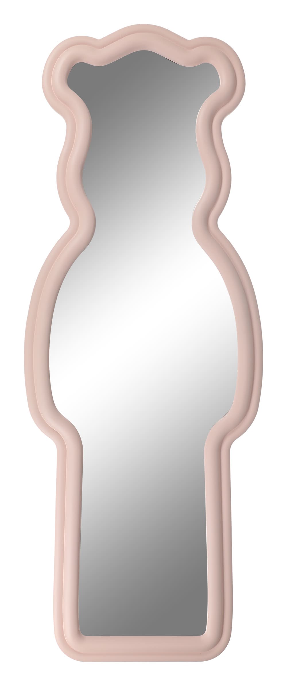 Pink Bear Floor Mirror 18in x 47in Pink