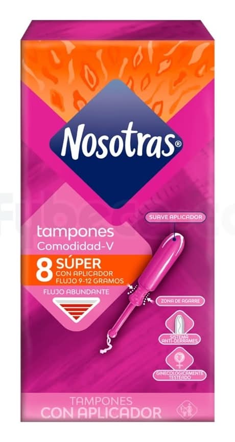 Tampones Nosotras Super X8 C/Aplic