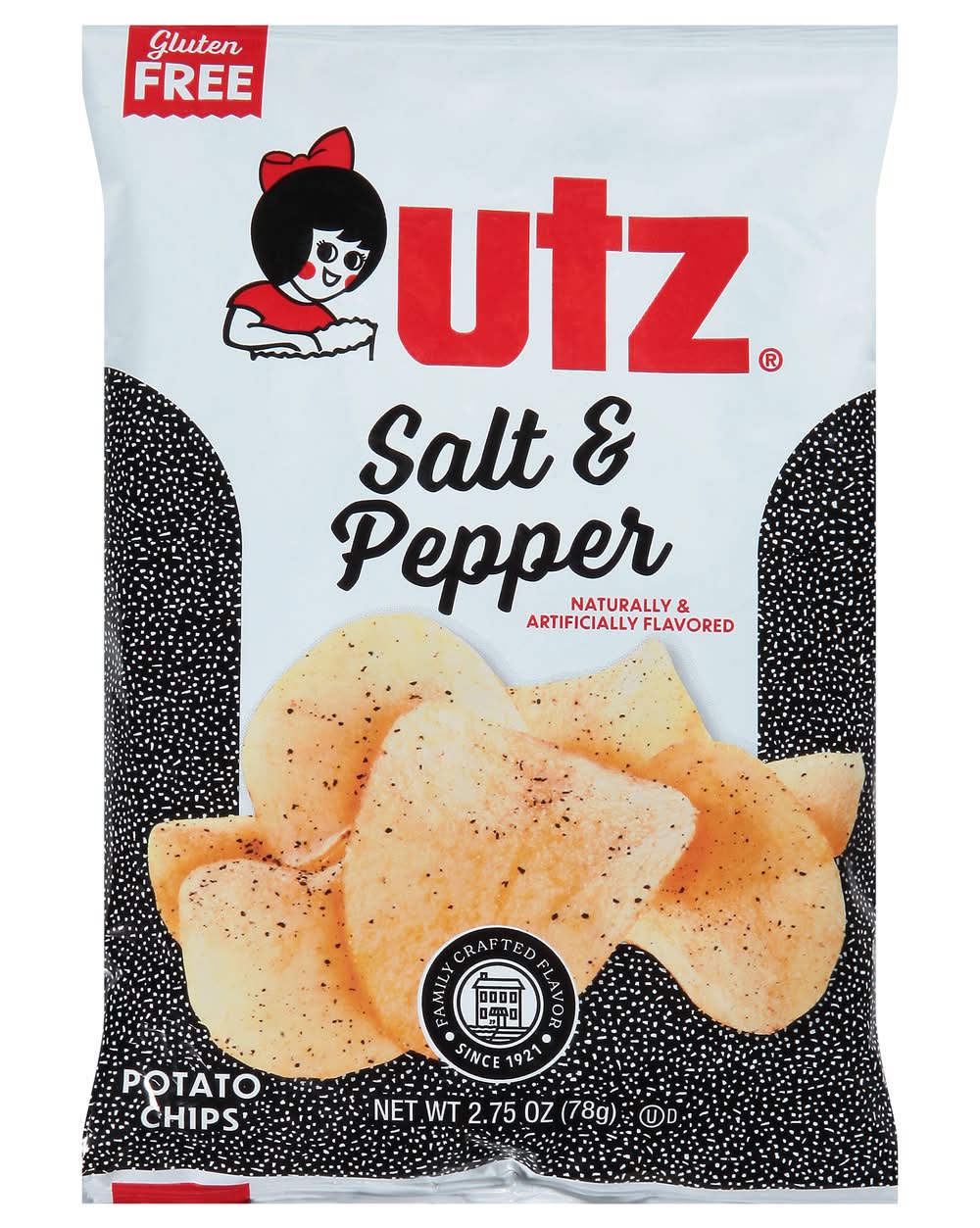 Utz Salt and Pepper Potato Chips (2.8 oz)