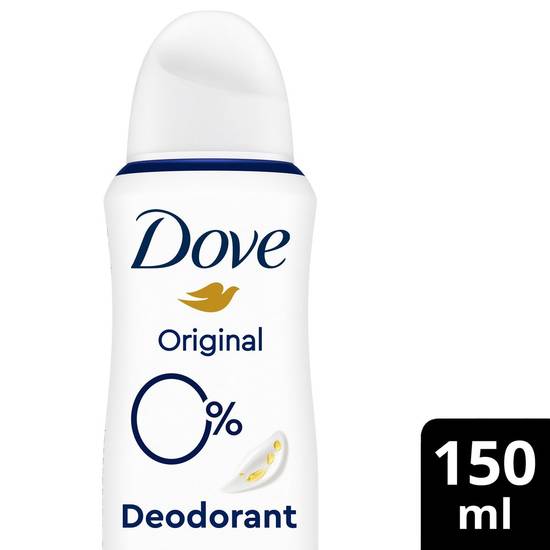 Dove Déodorant Spray Original 0% 150 ml