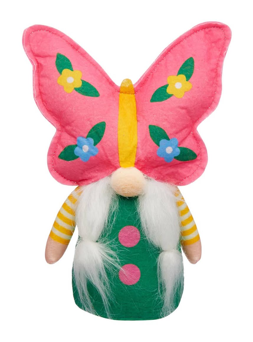 Decorative Butterfly Gnome