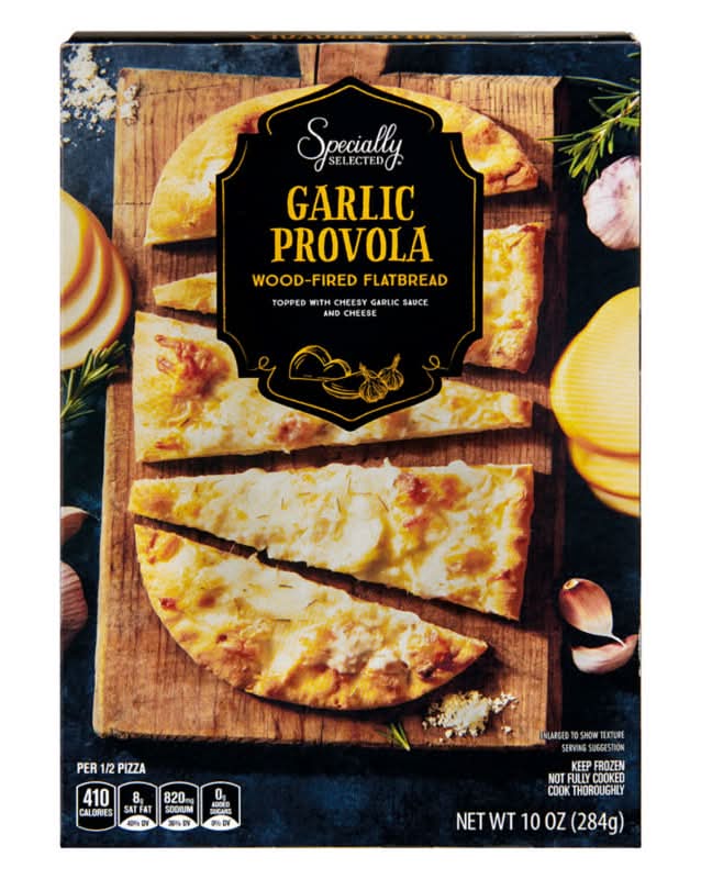 Specially Selected Wood Fired Flatbread, Garlic Provola (10 oz)