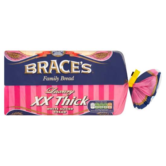 Brace's Brace's Family Bread Luxury Xx Thick White Sliced