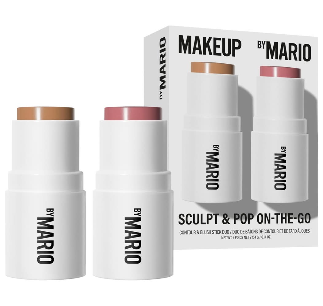 Makeup By Mario Mini Sculpt & Pop On-The-Go Light Medium / Dusty Rose