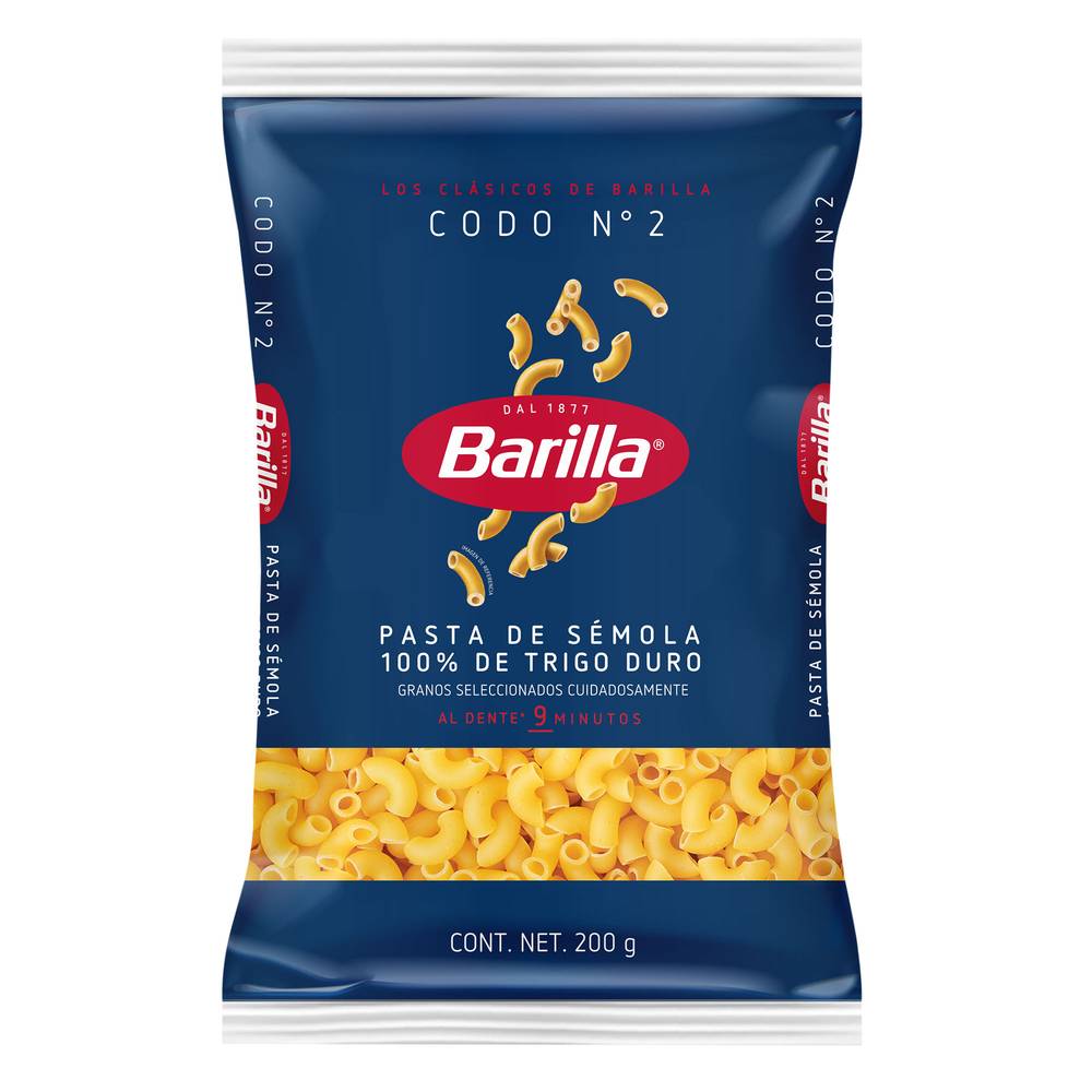 Barilla · Sopa de codo no. 2 (200 g)