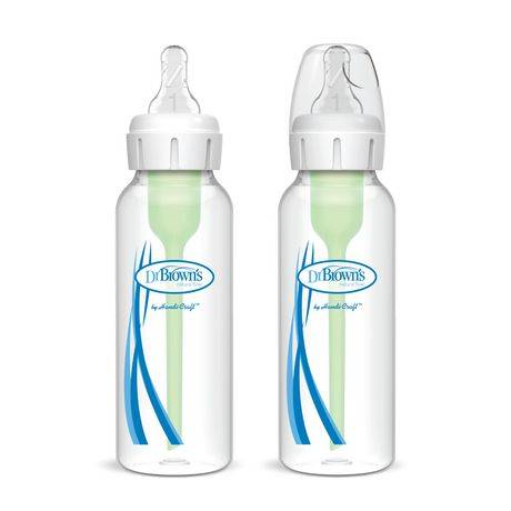 Dr. Brown's Narrow Bottle Natural Flow Options Anti-Colic Bottle 120 ml (2 ct)
