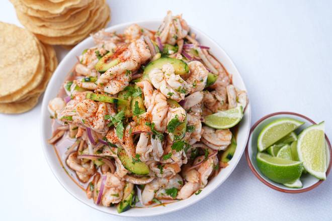 Spicy Shrimp Aguachile Rojo Ceviche