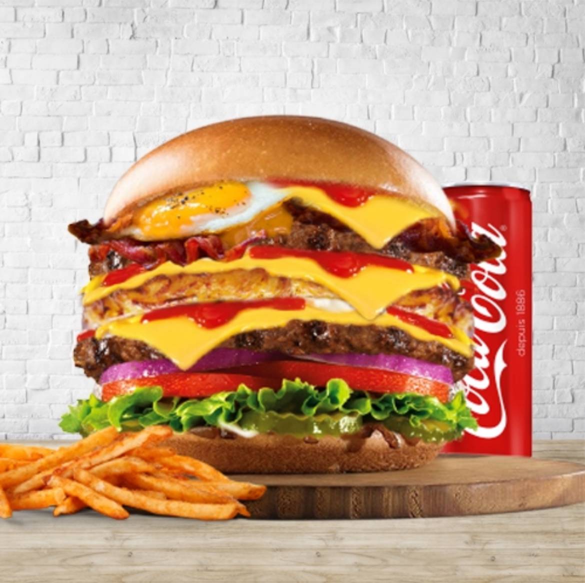 🍔 LE MEGA BIG WAYNE 🍔🥚🥓🧀