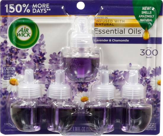Air Wick Lavender & Chamomile Essential Oils (5 x 0.7 fl oz)