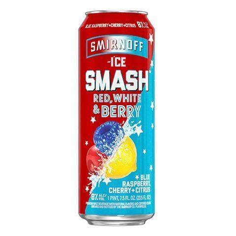 Smirnoff Ice Smash Blue Raspberry Cherry Citrus Beer (23.5 fl oz)