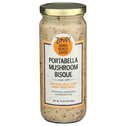 Zoup Fresh Soup Company Portabella Mushroom Bisque Made With Savory Veggie Broth