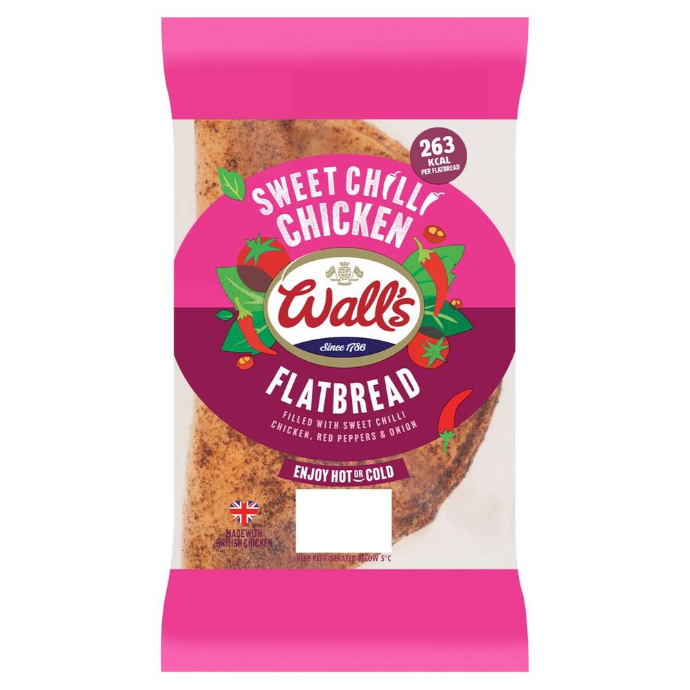 Wall's Sweet Chilly Chicken Flatbread 120g