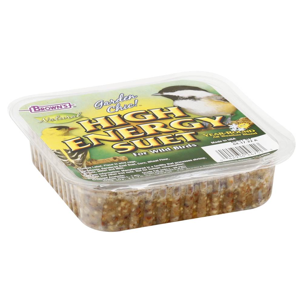 Brown's High Energy Suet For Wild Birds (11.7 oz)