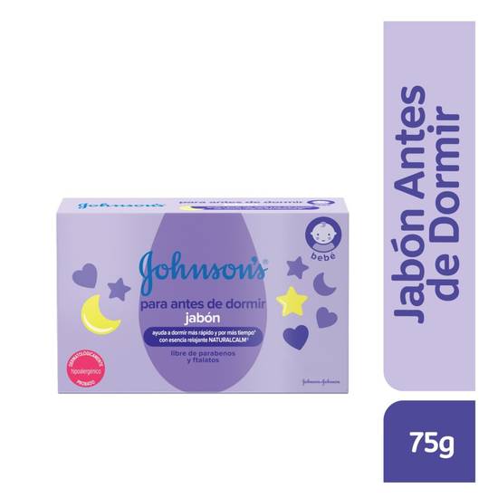 Johnson's jabón en barra antes de dormir (barra 75 g)