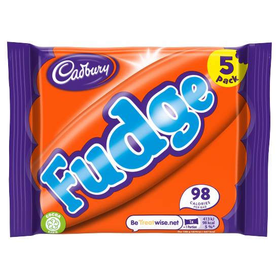 Cadbury Fudge Chocolate Bar Multipack 6 Pack (6x22g)
