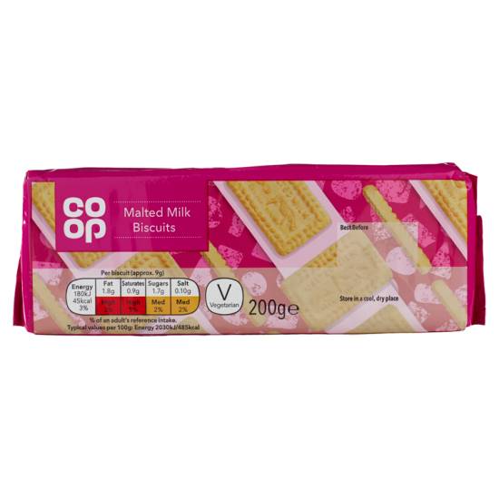Co-Op Malted Milk Biscuits (200g)