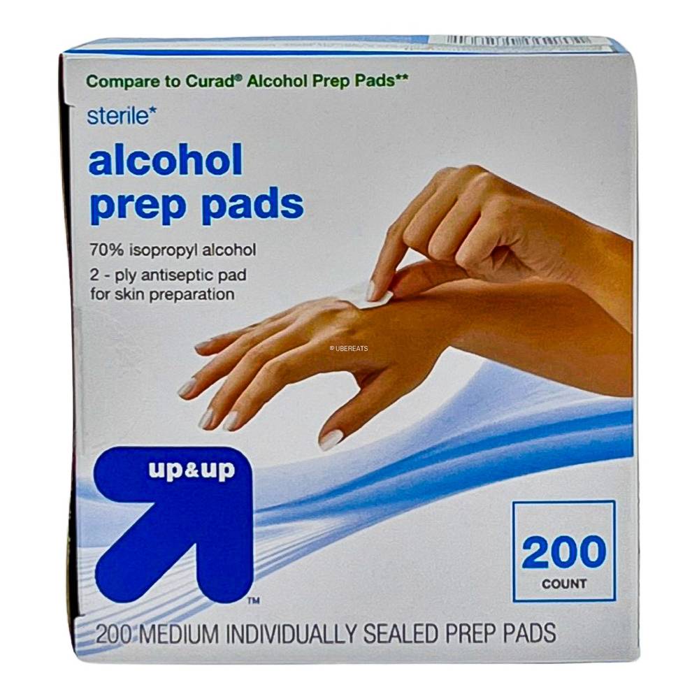 Up and up alcohol prep pads discount