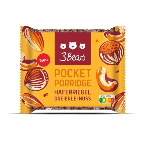 Pocket Porridge - Dreierlei Nuss