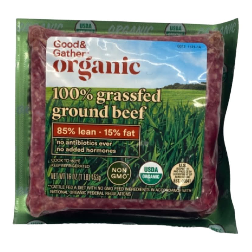 Simply Balanced Organic Grass Fed Ground Beef (1 lbs)
