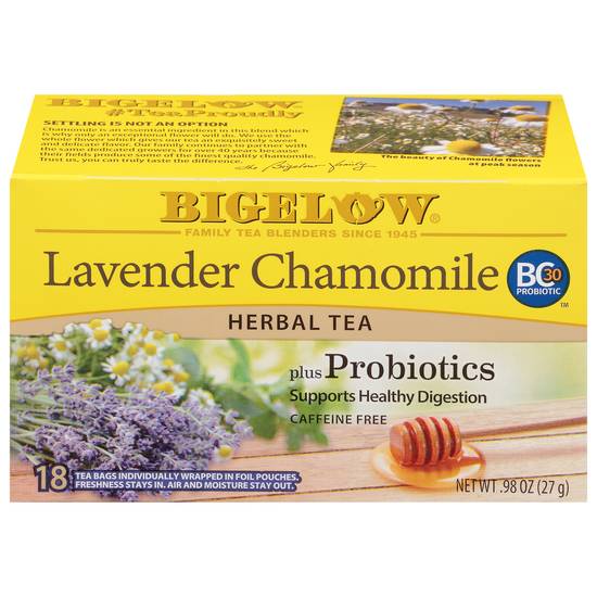 Bigelow Lavender Chamomile Herbal Tea (0.98 oz)