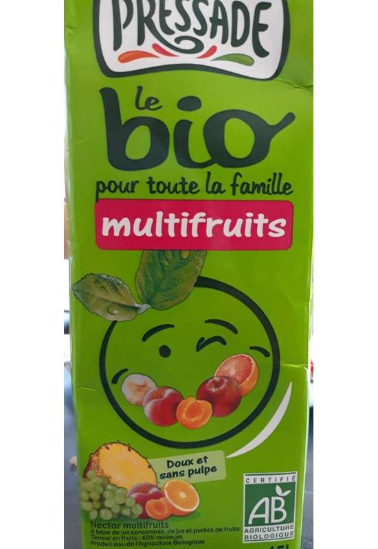 Pressade le bio pour toute la famille multifruits (1,5l)