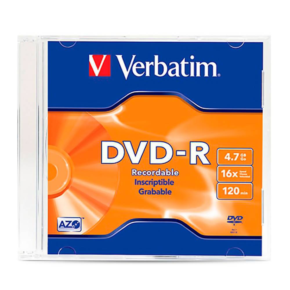 Verbatim disco grabable dvd-r (1 pieza)