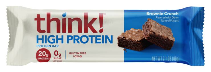 ThinkThin Gluten Free Brownie Crunch Protein Bar 2.1oz