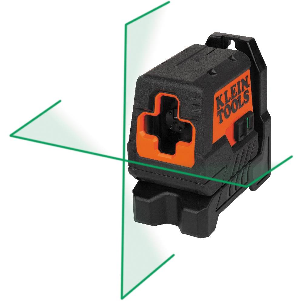 Klein Tools 50-ft Green Self-Leveling Cross-line Laser Level | 93MCLG