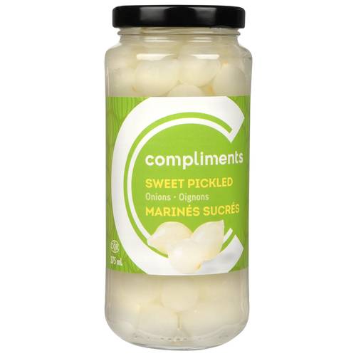 Compliments Pickled Onions Sweet 375 ml