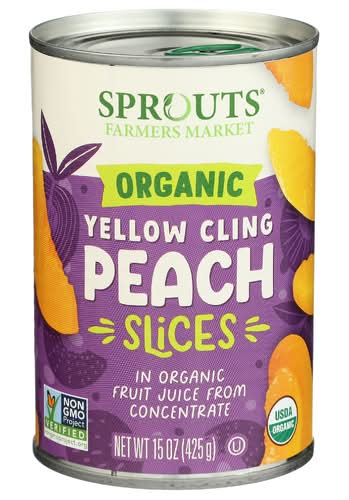 Sprouts Organic Peach Slices