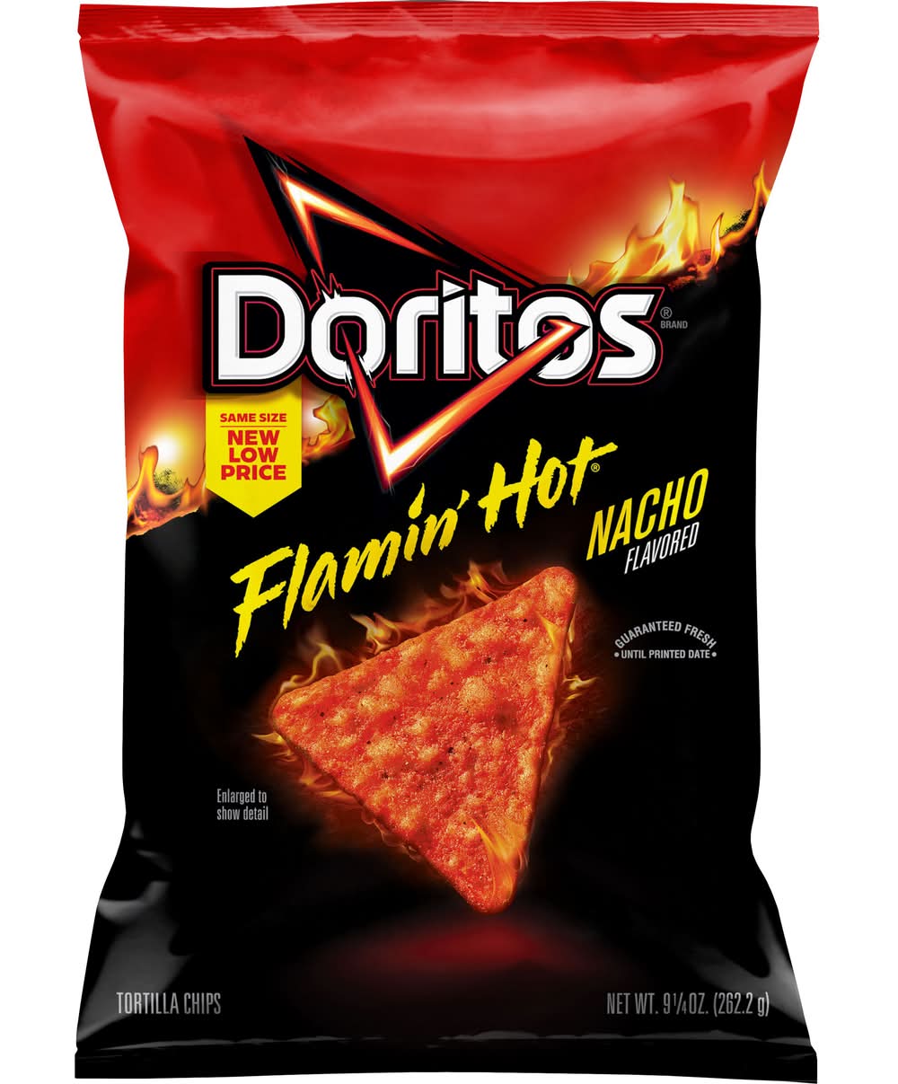 Doritos Tortilla Chips, Flamin' Hot Nacho (9.25 oz)