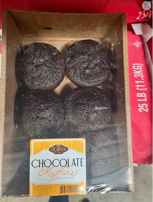 La Jolla- Chocolate Muffins 6 PK (1 Unit per Case)