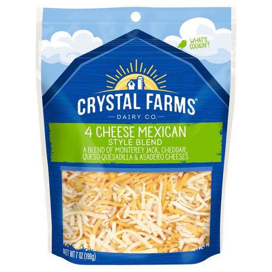 Crystal Farms 4 Cheese Mexican Style Blend (7 oz)