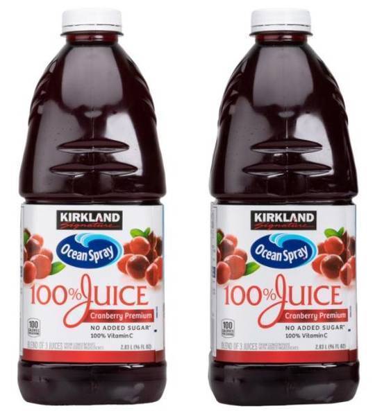 カークランドシグネチャー オーシャンスプレー クランベリー (2.83L x 2)