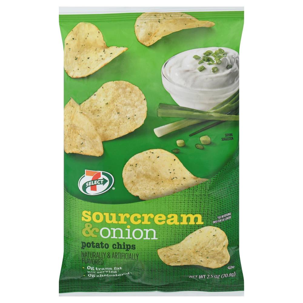 7-Select Sour Cream & Onion Flavored Potato Chips