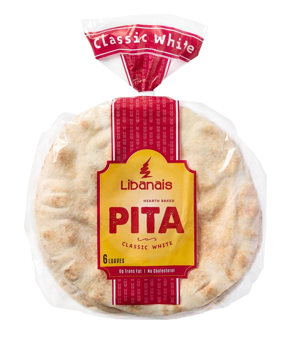 Libanais Classic White Pita Large Ba