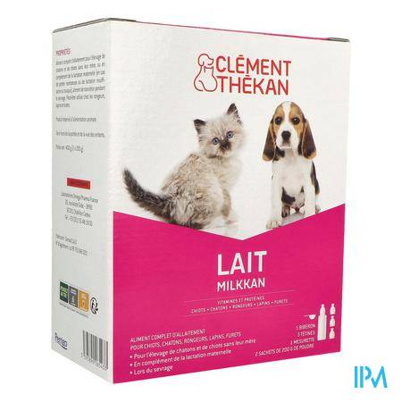 Clement Thekan Milkkan Lait Poudre Chiot Chaton 400g Nourriture animal - Vétérinaire