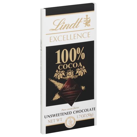 Lindt Excellence 100% Cocoa Unsweetened Chocolate