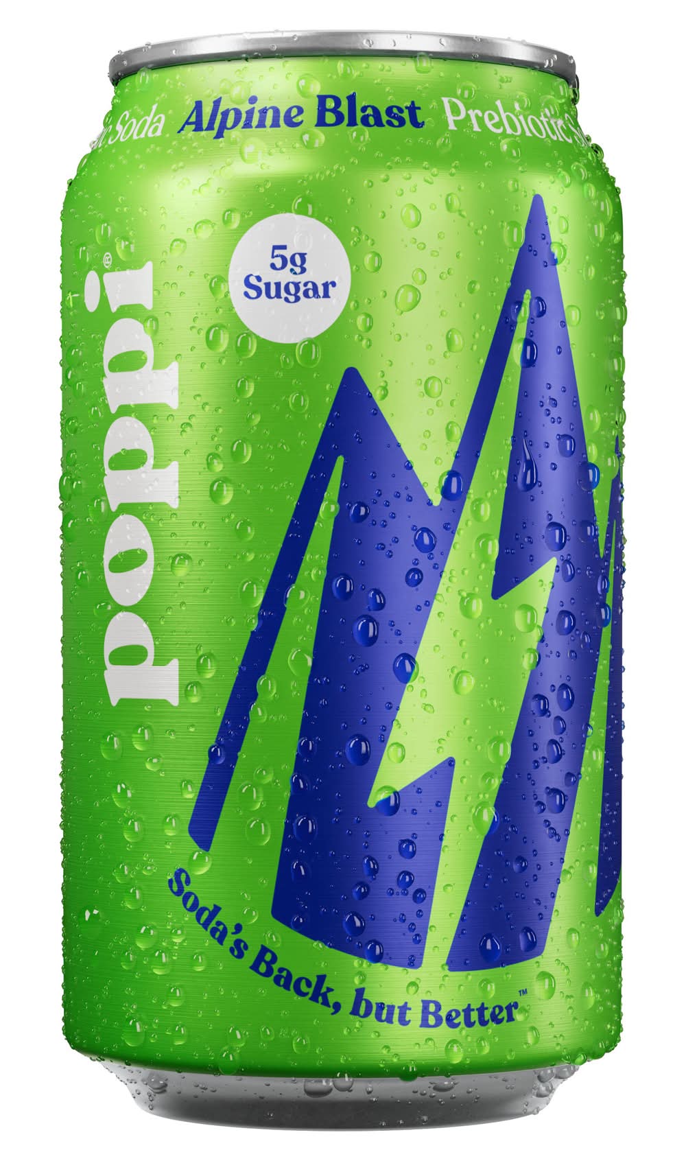 poppi Prebiotic Soda, Alpine Blast (12 fl oz)