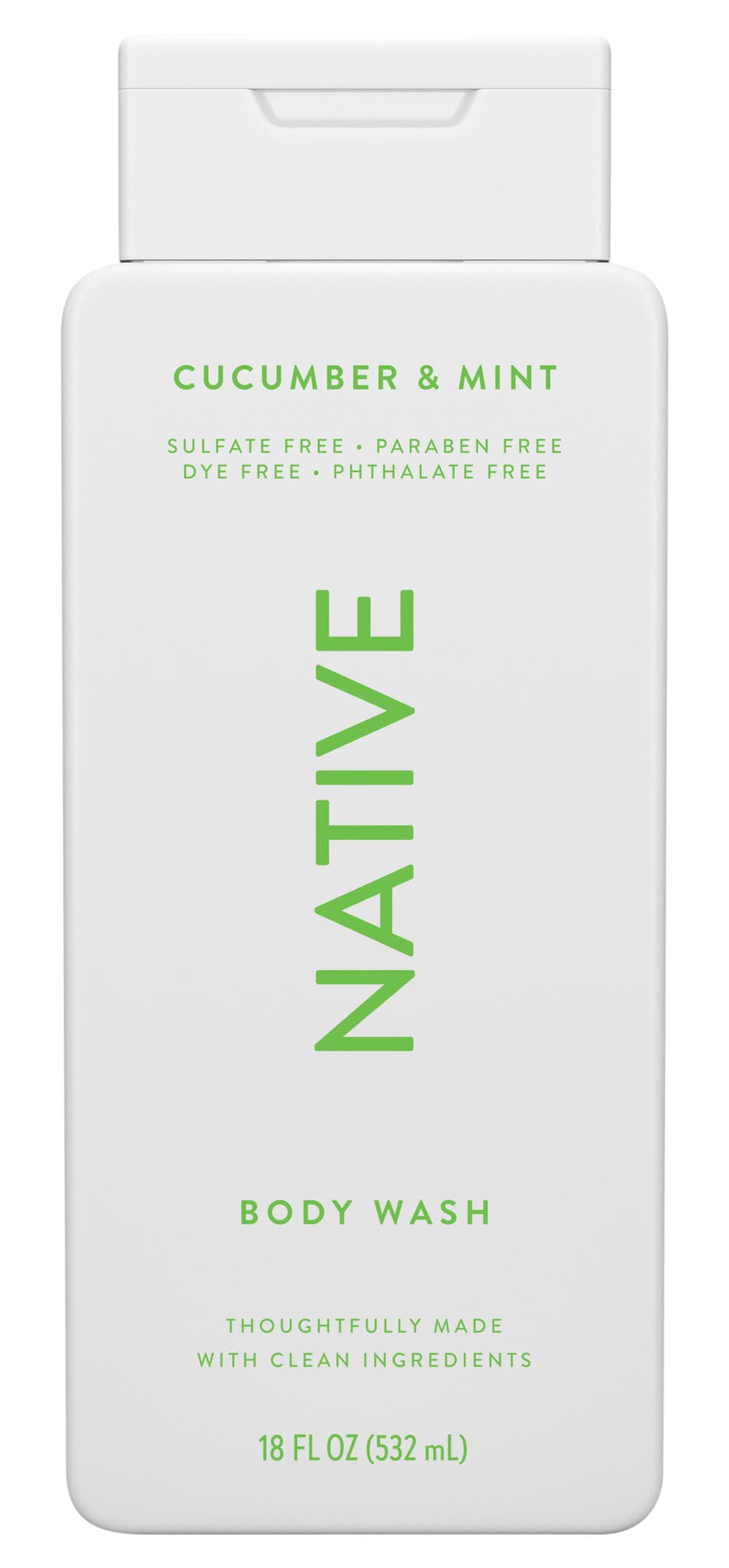 Native Body Wash, Cucumber & Mint (18 fl oz)