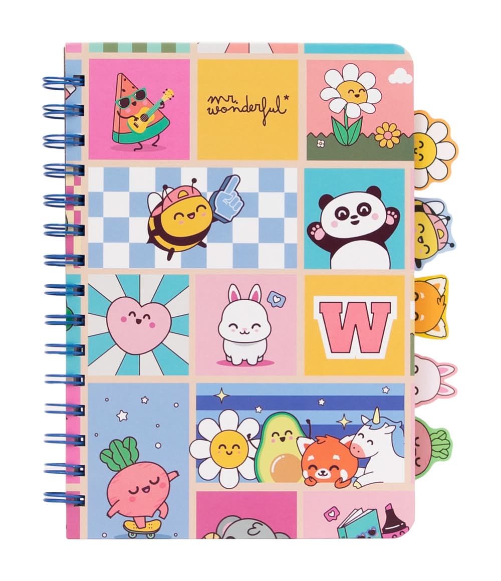 Caderno Formato A5 Com Separadores - Wonder Comic
