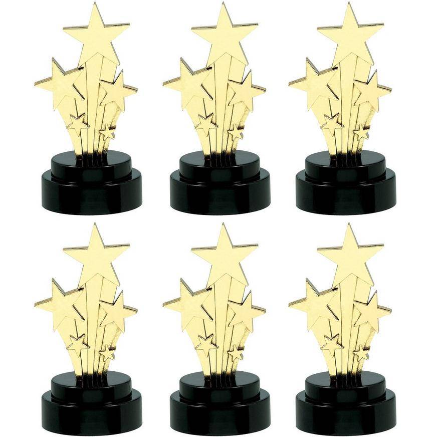 Hollywood Star Trophies 6ct