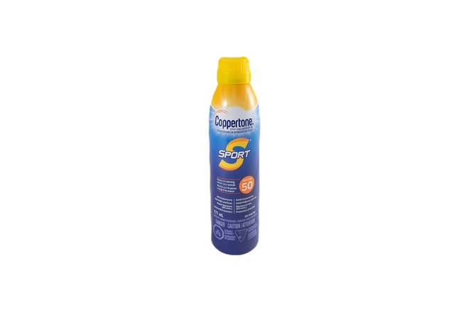 Coppertone Sport Spray Sunscreen Spf 50 (177 ml)