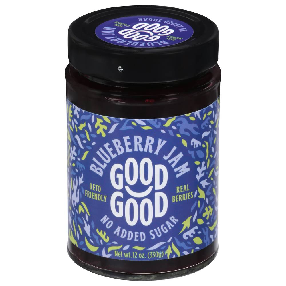 Good Good Keto Friendly Real Berries Blueberry Jam (12 oz)