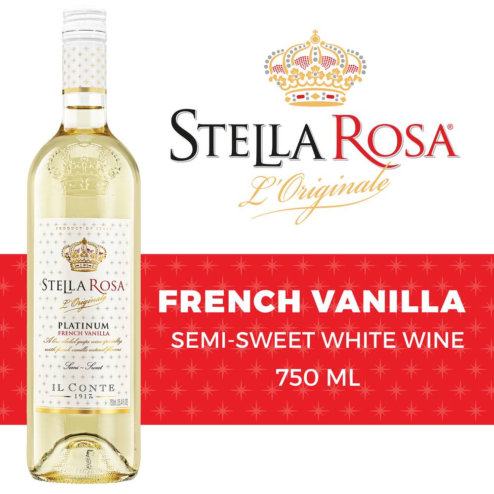 Stella Rosa Platinum French Vanilla White Wine (750 ml)