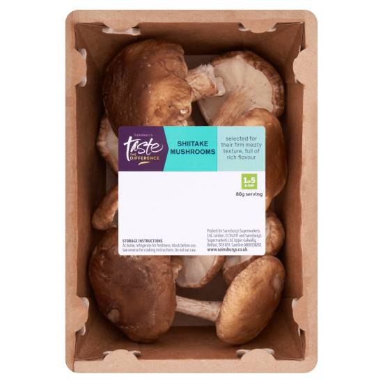 Sainsbury's Taste the Difference Shiitake Mushrooms
