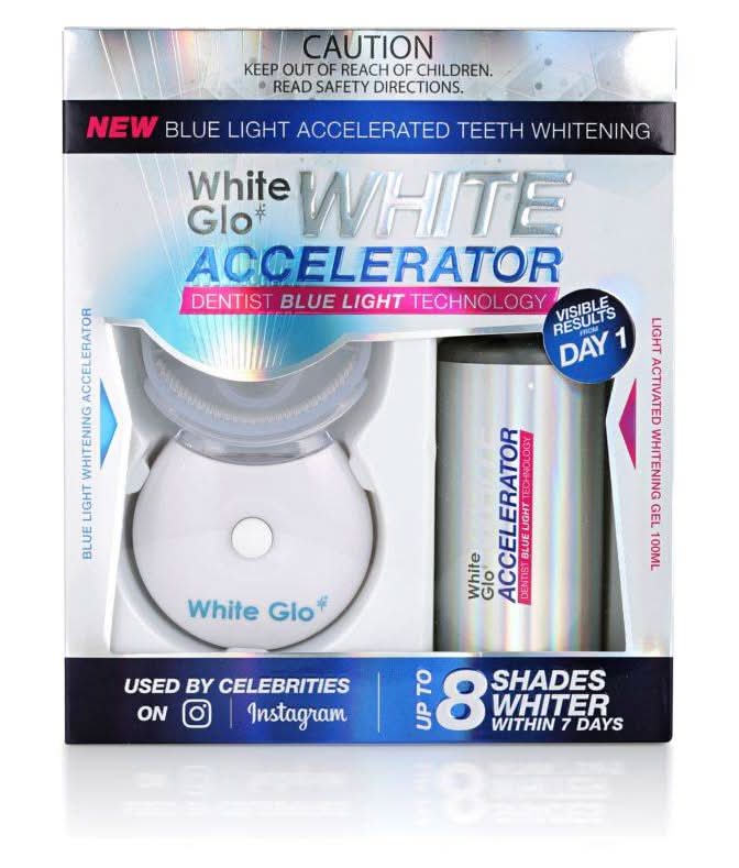 White Glo Accelerator Professional Blue Light Teeth Whitening Kit